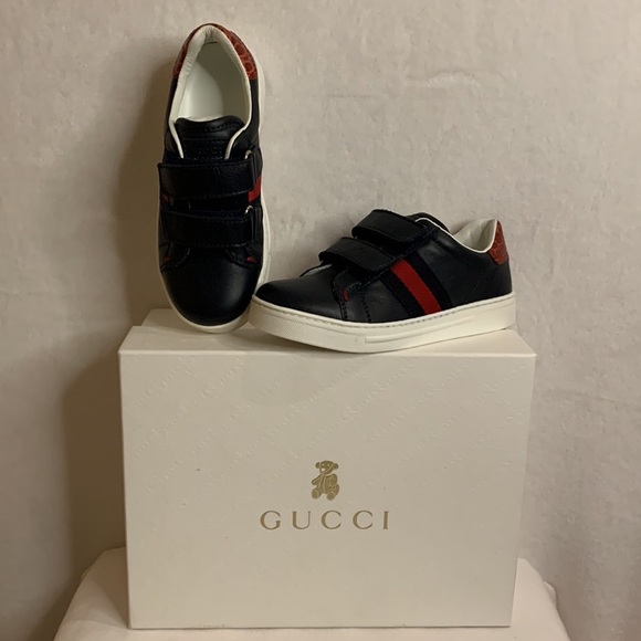 Gucci Kids Sneakers - Black and Red - Picture 1 of 16